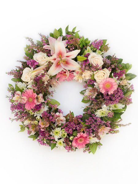 Soft Pink Round Wreath